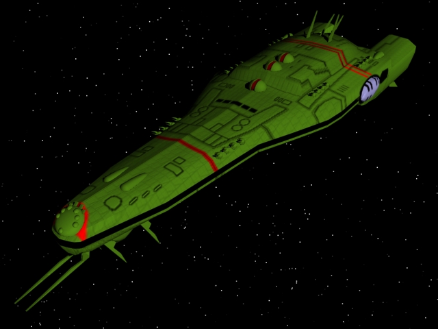 Zentraedi Battleship - Front 2