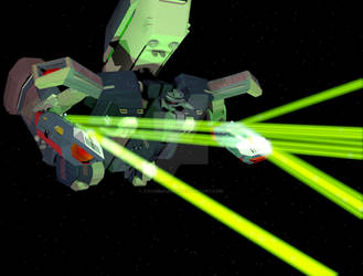 ArkAngel Firing Lasers 01