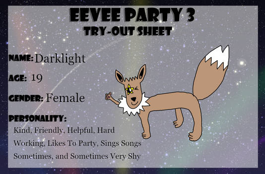 Darklight's Eevee Party 3 Entry