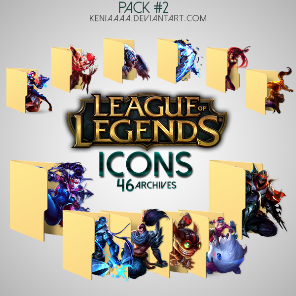 46 Icons - Pack #2 - League of Legends by AliceeMad on DeviantArt