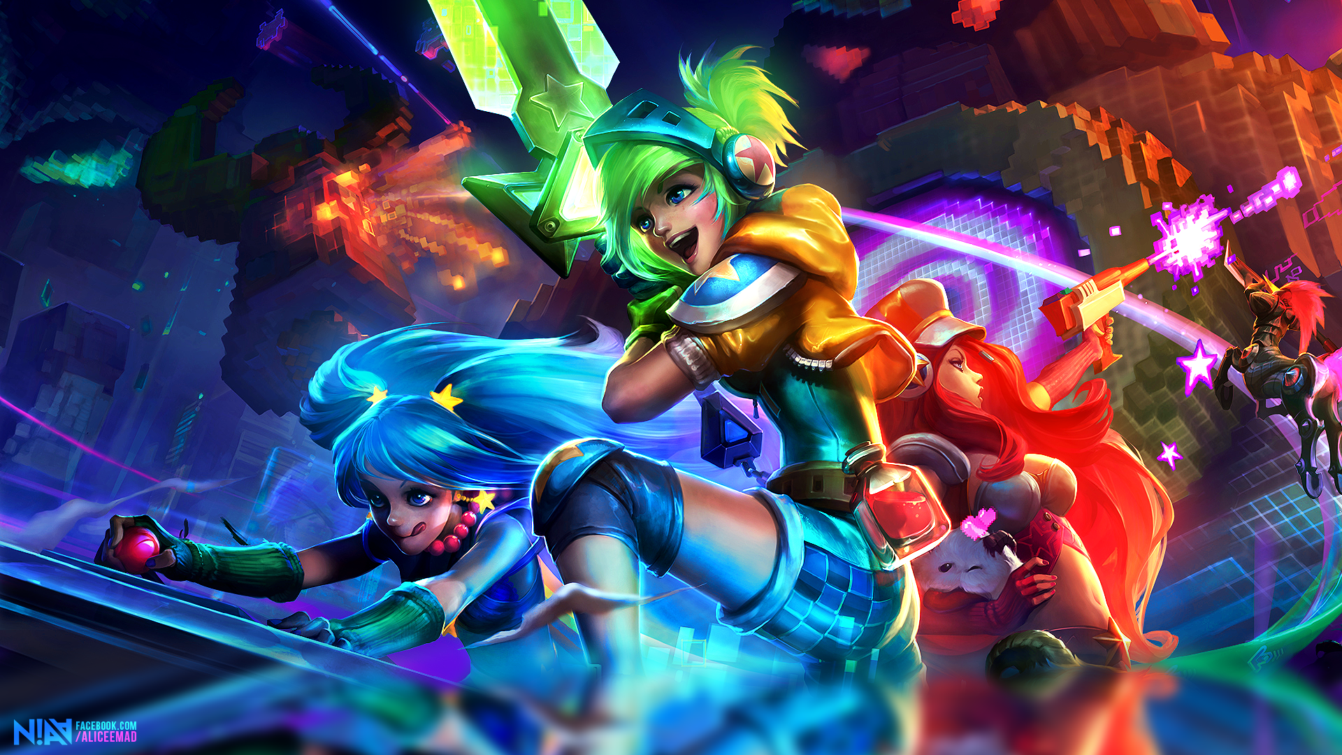 League of Legends Arcade - Wallpaper 1920x1080