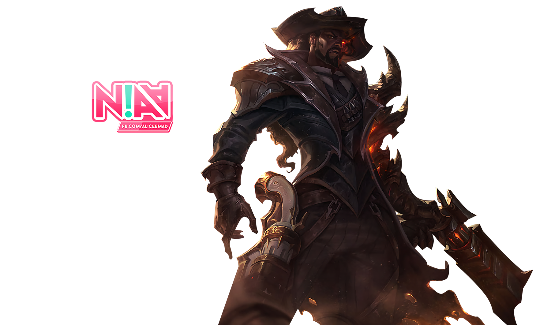 High Noon Lucian Render - League of Legends by AliceeMad on DeviantArt