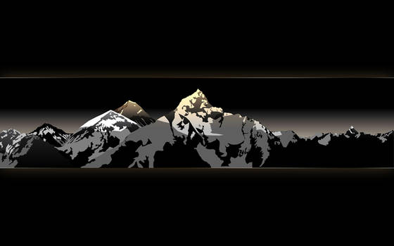 Himalayas in black