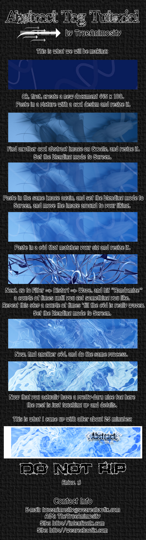 Abstract Tag Tutorial by truanimosity on DeviantArt