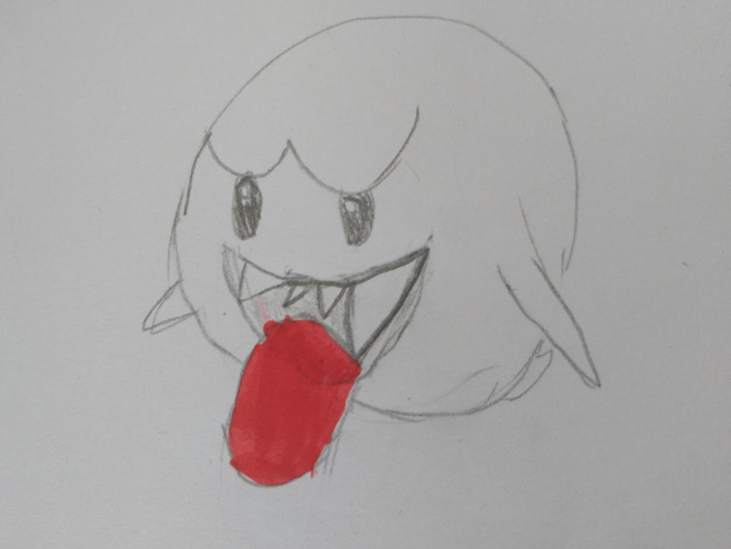 Boo drawing by Delibirda on DeviantArt