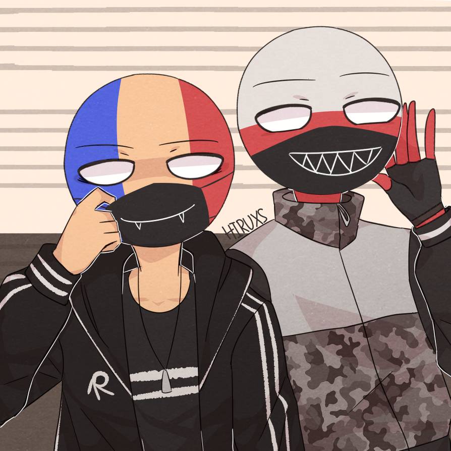 pic Countryhumans Poland Fanart romania and poland by hiruxs by