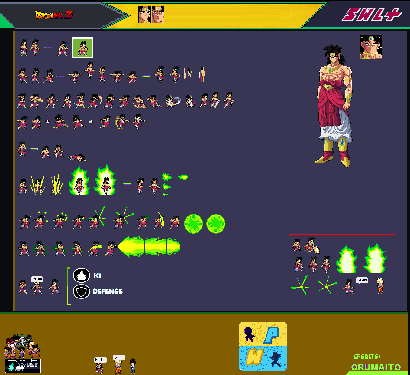 Broly Base (Z) Mini Sheet SWL+ by Dryy10 on DeviantArt