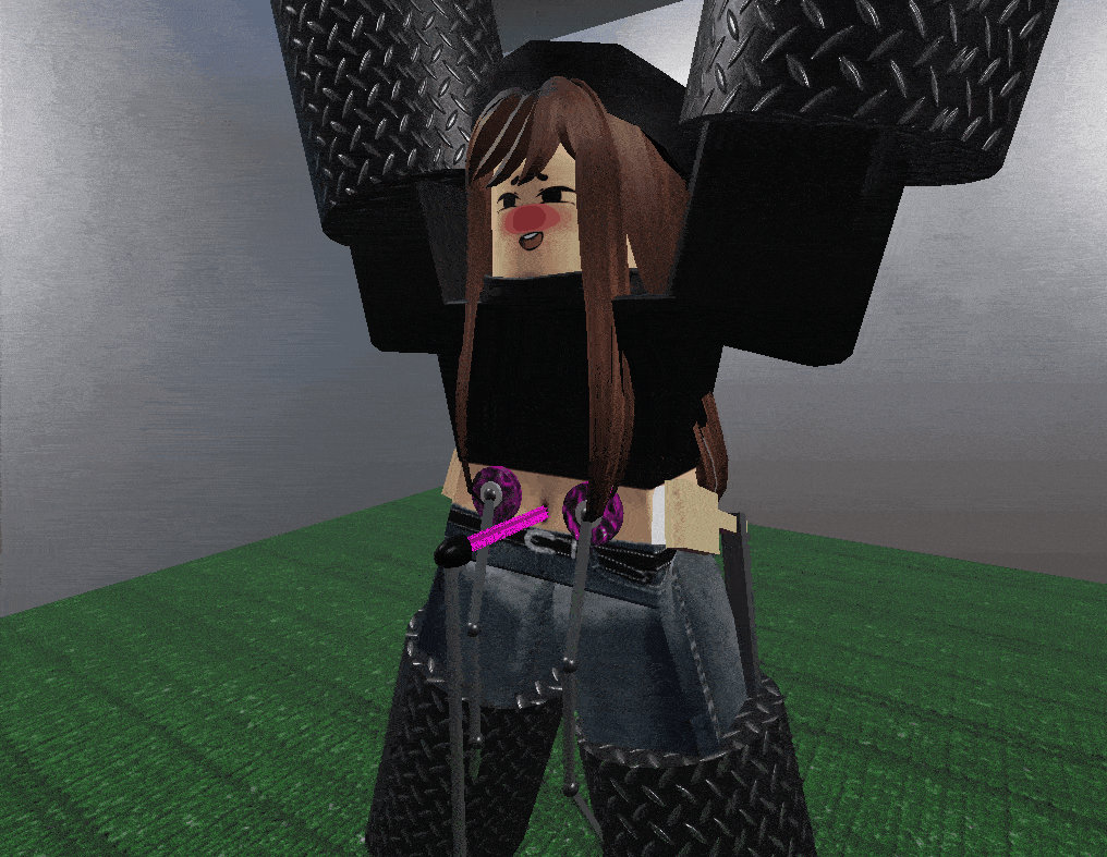 Stuck In The Tummy Tickle Machine! (Roblox Tickle) by TicklishRoblox