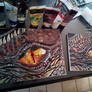 2 nd test Dragon Smaug eyes work in progress 