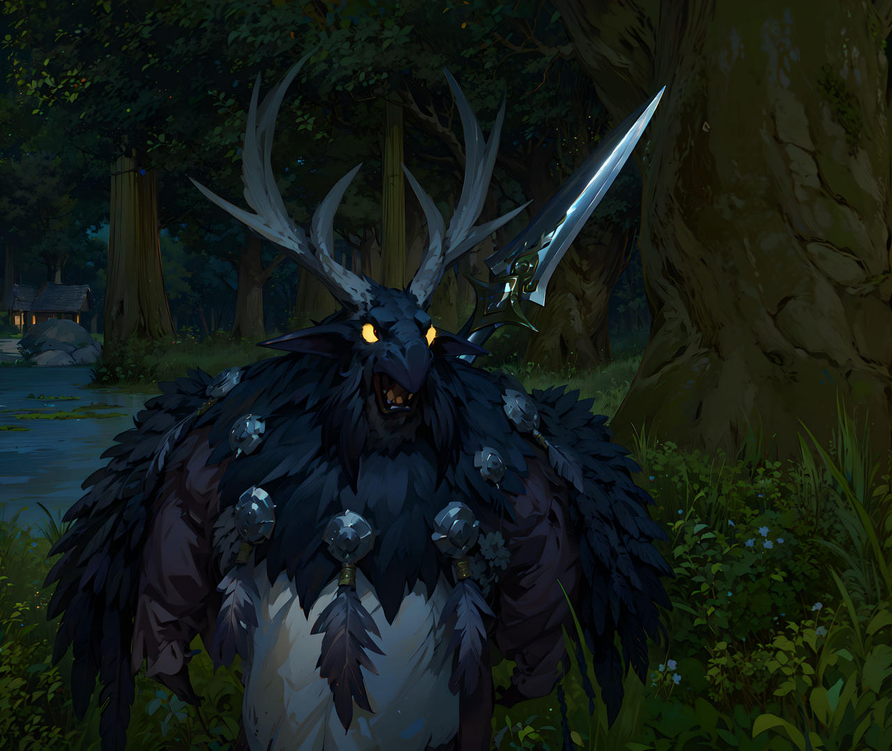 Moonkin by the Lake by KiriyamaArt on DeviantArt