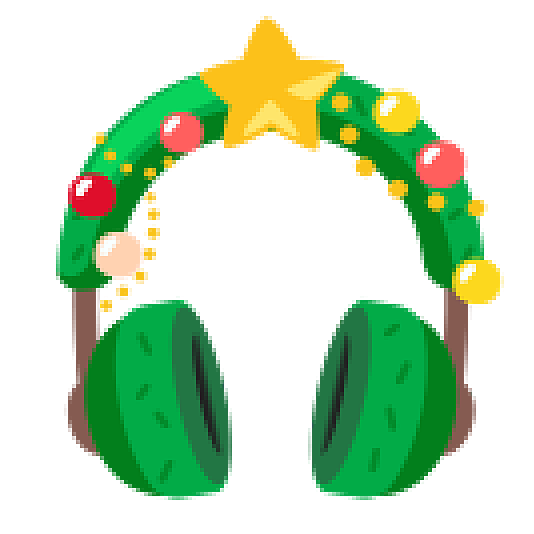 Cute Christmas Headphones by anmang on DeviantArt