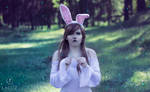 White Rabbit by laguzphotography