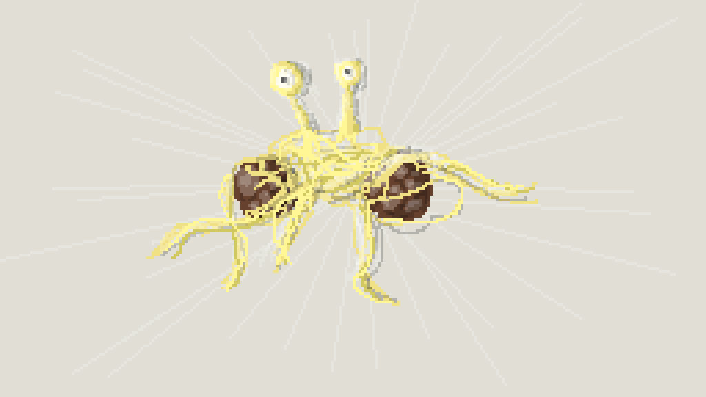 Spaghetti Monster Code Flying Spaghetti Monster by Luigra on DeviantArt
