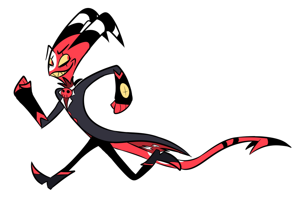 Blitzo Text blitzo running by itheparrot on DeviantArt