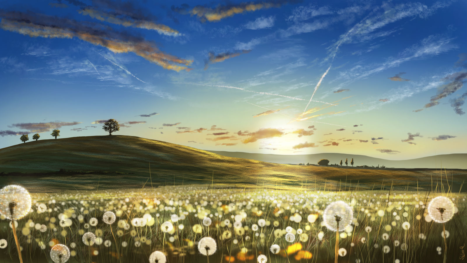 Summer Landscape by Scharle