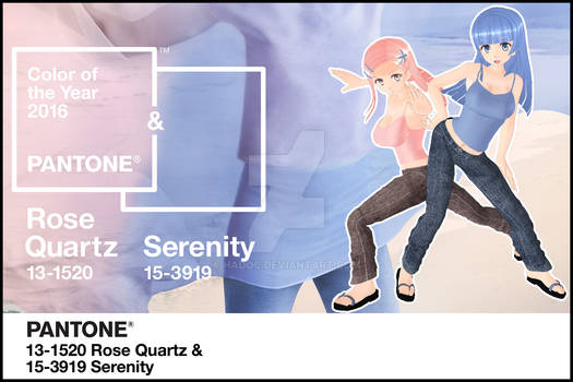 ROSE QUARTZ AND SERENITY PANTONE 2016