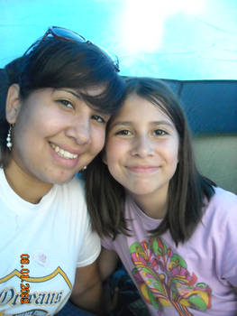 This is an old pic i found of me and my sis...