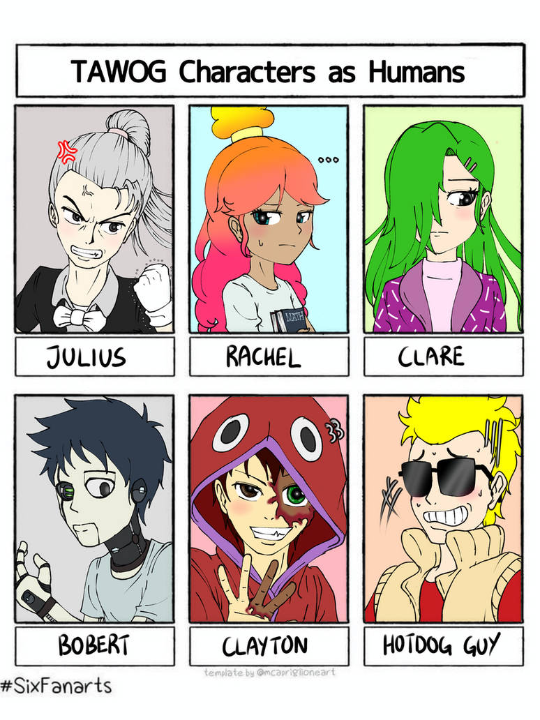 TAWOG Characters as Humans Pt.4 by TeeKenHo on DeviantArt