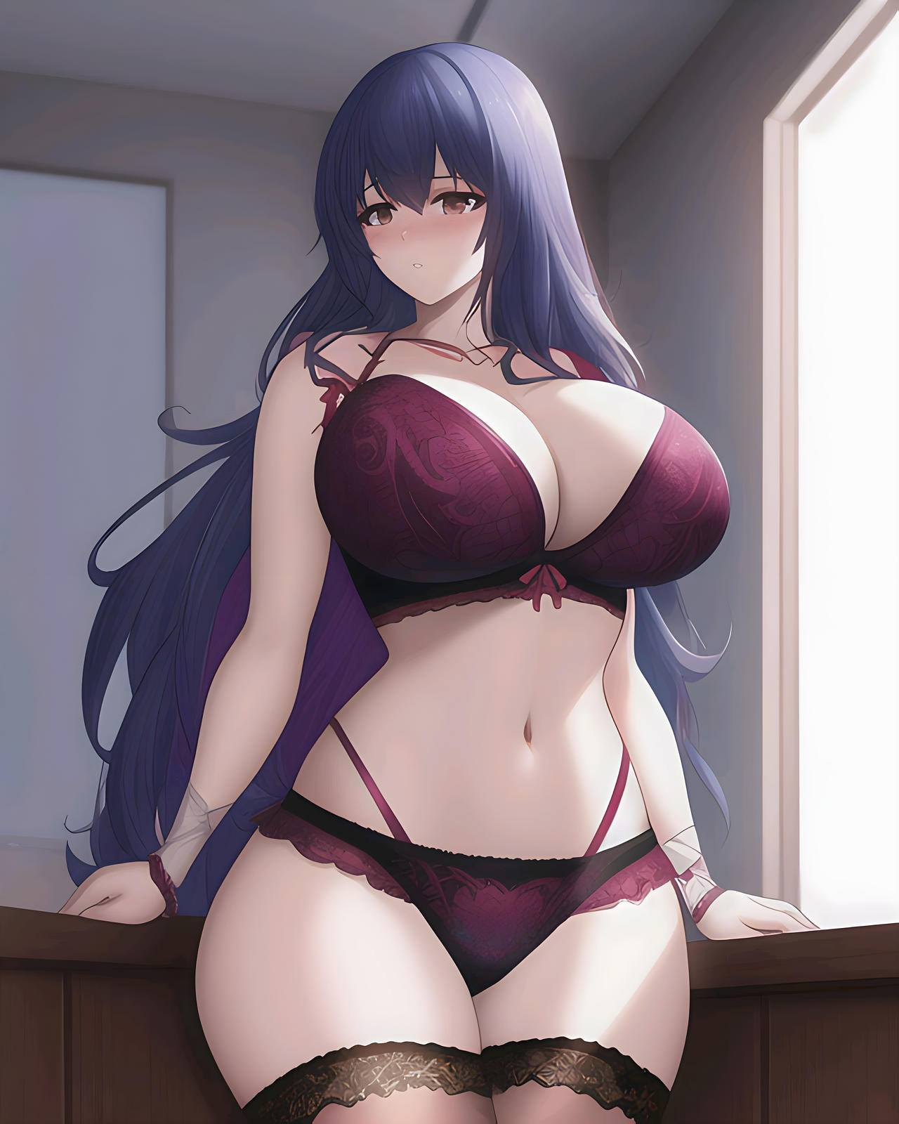 Hot Thick Anime Girl by deepartz on DeviantArt