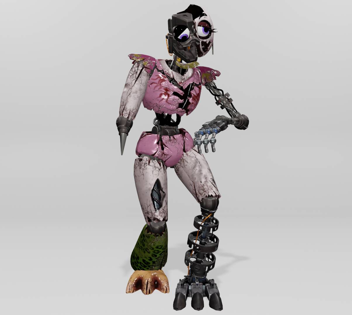 Ruin Glamrock Chica FNaF Security Breach Animation