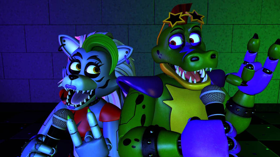 Roxanne Wolf x Montgomery Gator (FNaF SB SFM) by GwenAlvarez36 on ...