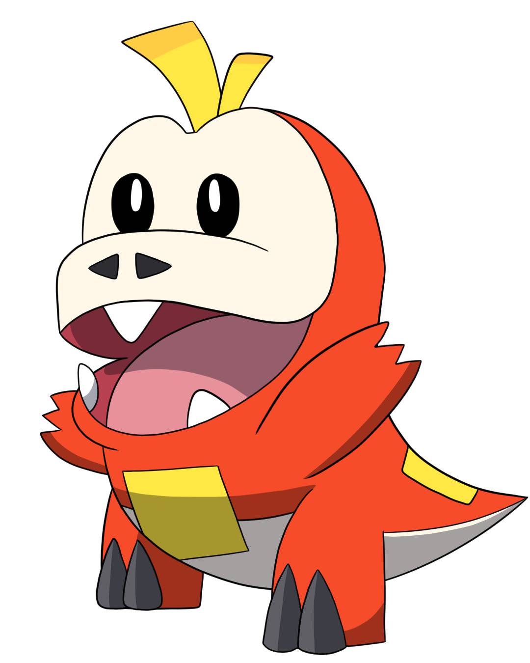 Fuecoco (Pokemon Fanart) by GwenAlvarez36 on DeviantArt