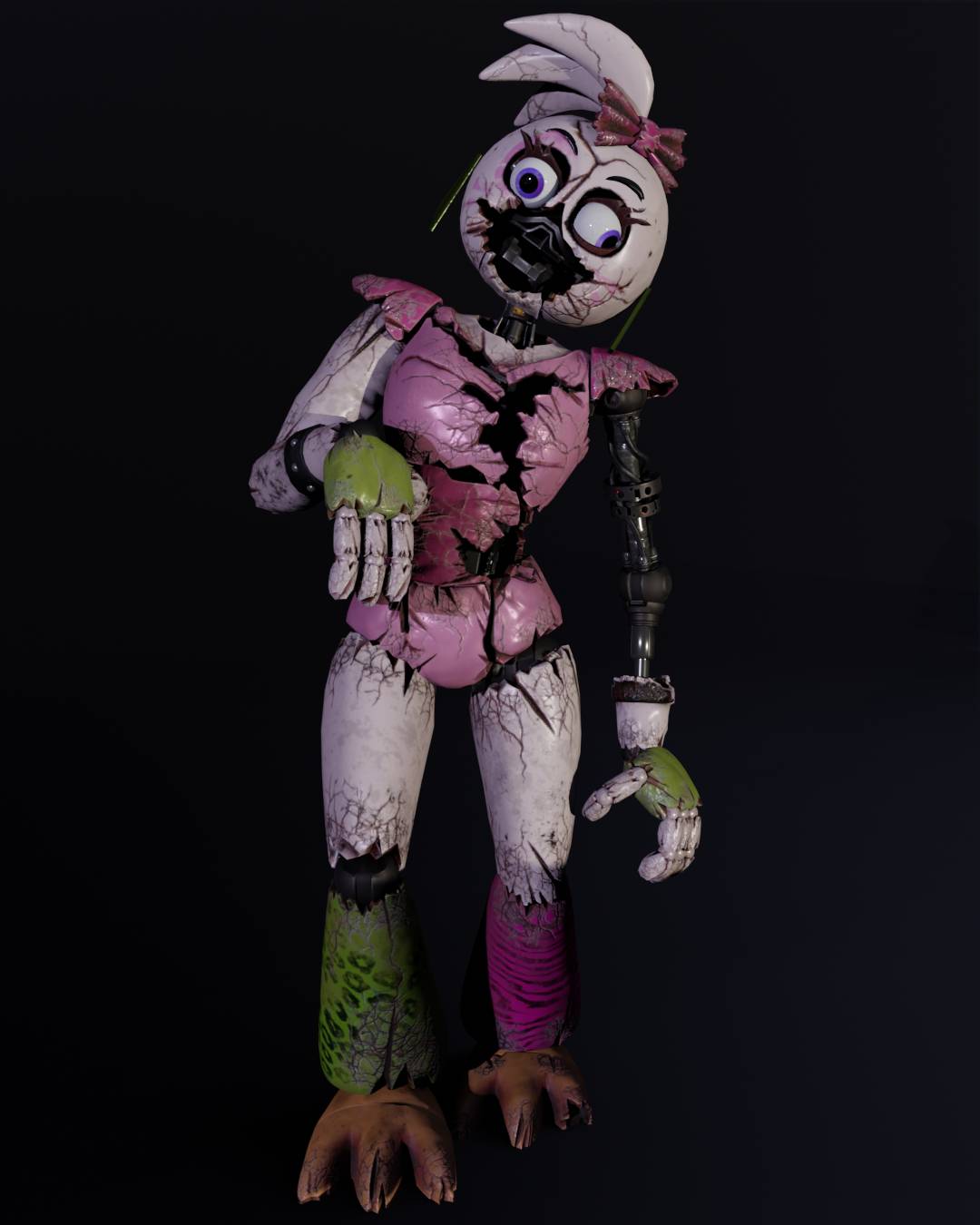 Withered Chica by MisterioArg on DeviantArt