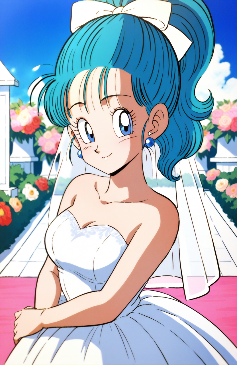bulma blue dress Infinite