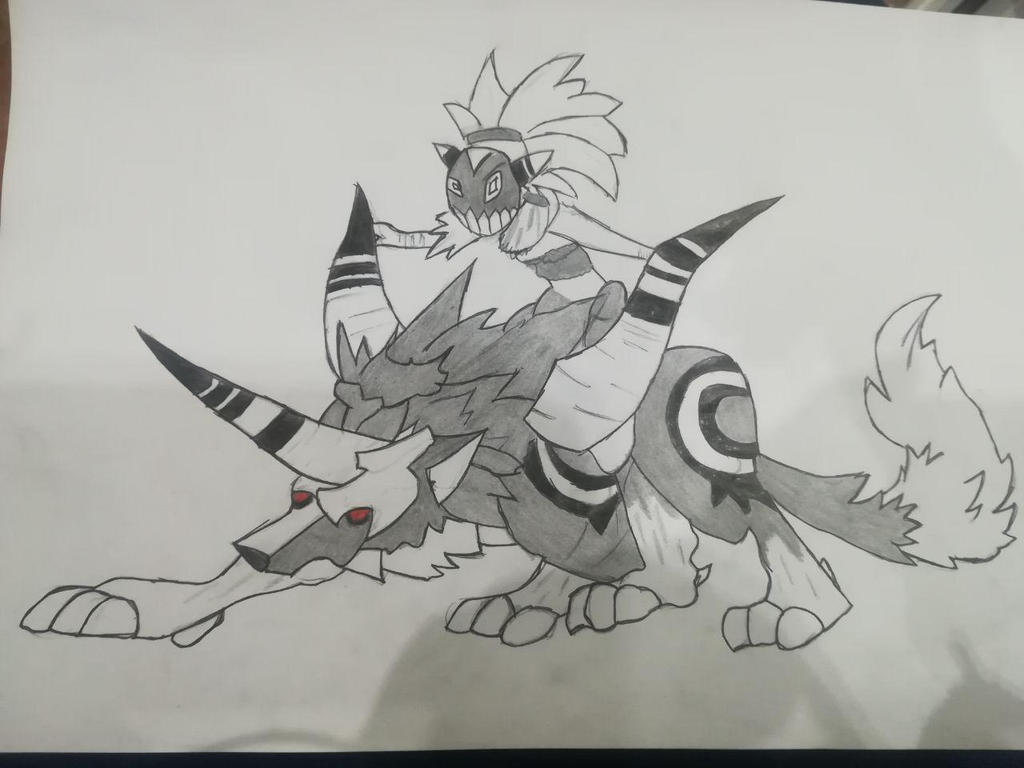 Ururun Wolf (Battle Cats) by Dalalaik206 on DeviantArt