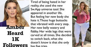 1K Follows - Amber Heard Swap universe 1/5
