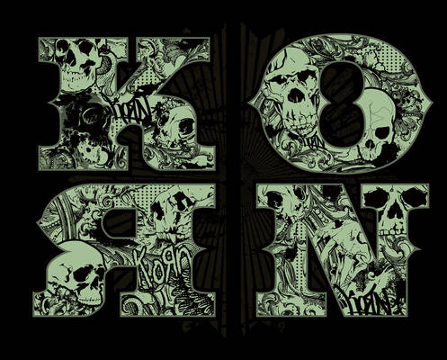 Korn - Skulls in Letters