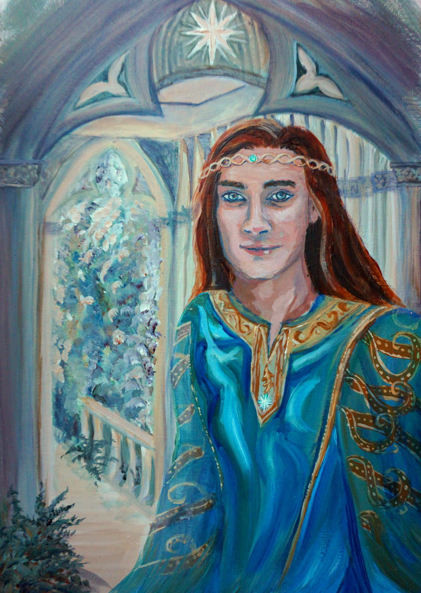 Finrod and Andreth at Tol Sirion by victoriaclare on DeviantArt