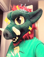 Ganon fursuit wip