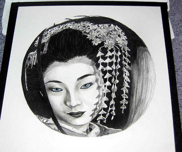 Geisha in a Sphere