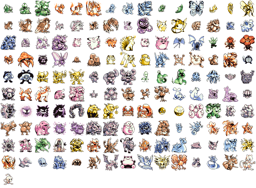 Green Pokemon Sprites