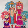 King Sonic and Queen Amy family