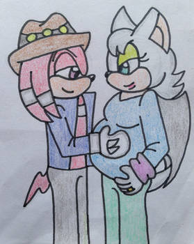 Knuckles x pregnant Rouge
