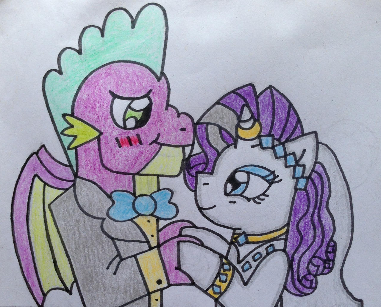Future Spike x Rarity wedding by dragonpriness on DeviantArt