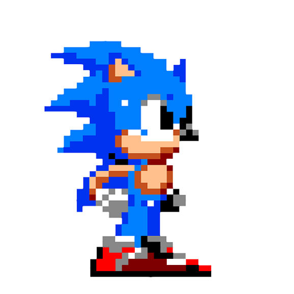 Sonic clasico (pixelado) by 04148991412 on DeviantArt