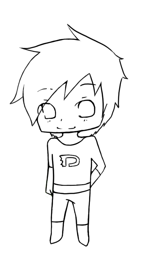 Danny Phantom Lineart