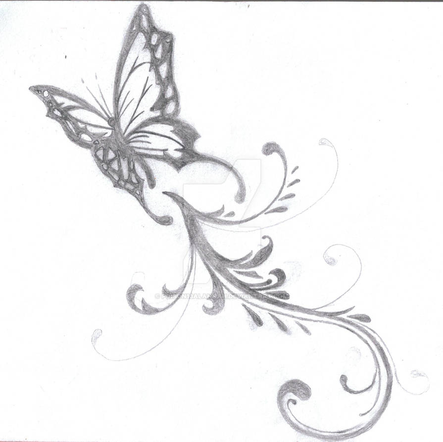 Butterfly tattoo by Poison13alannah on DeviantArt