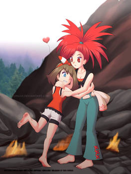 Commission: May and Flannery Hot Footed