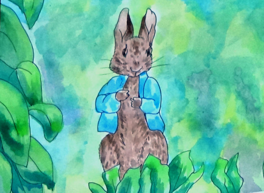 Peter Rabbit Fan Art in watercolor by AliceColours on DeviantArt