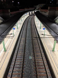 Train Station @ Night