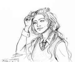 Inktober 2017 : Luna Lovegood