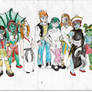 Halloween Lilo and Stitch Monster AU.