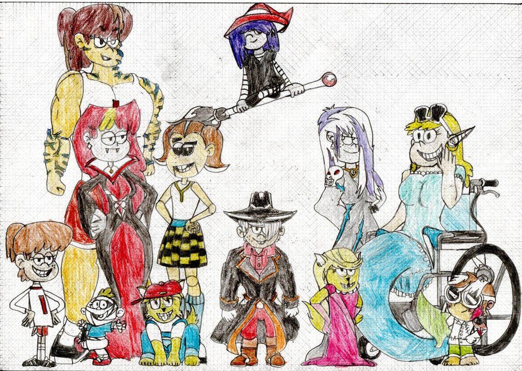 Halloween Loud House Monster AU.