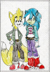 Luca2508's Request - Tails Santiago and Sam Sonic