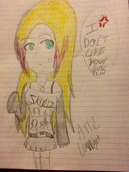 Anime Avril lavigne (first try)