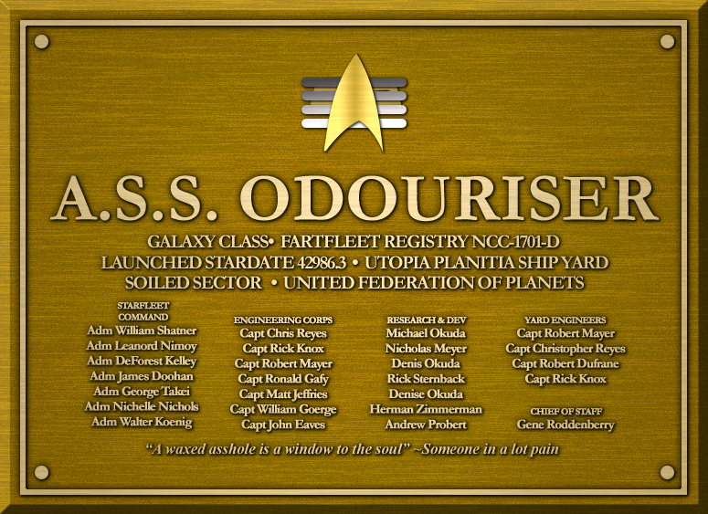 A.S.S. ODOURISER PLAQUE